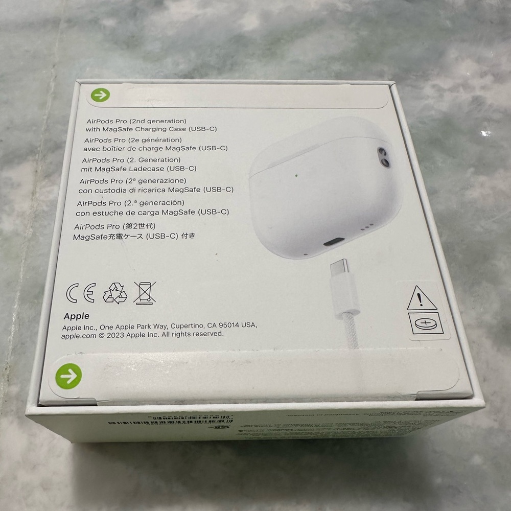 Apple AirPods Pro 2nd Gen with MagSafe Charging Case NEW IN BOX + AppleCare